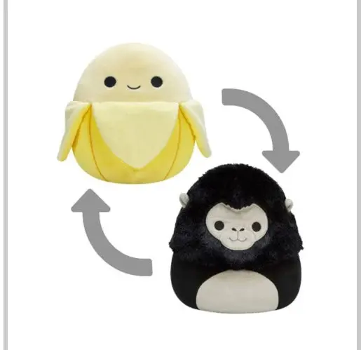 Squishmallows Flip-A-Mallows 5" Reversible Plush Toy
Junie The Banana & Aron The Gorilla 1