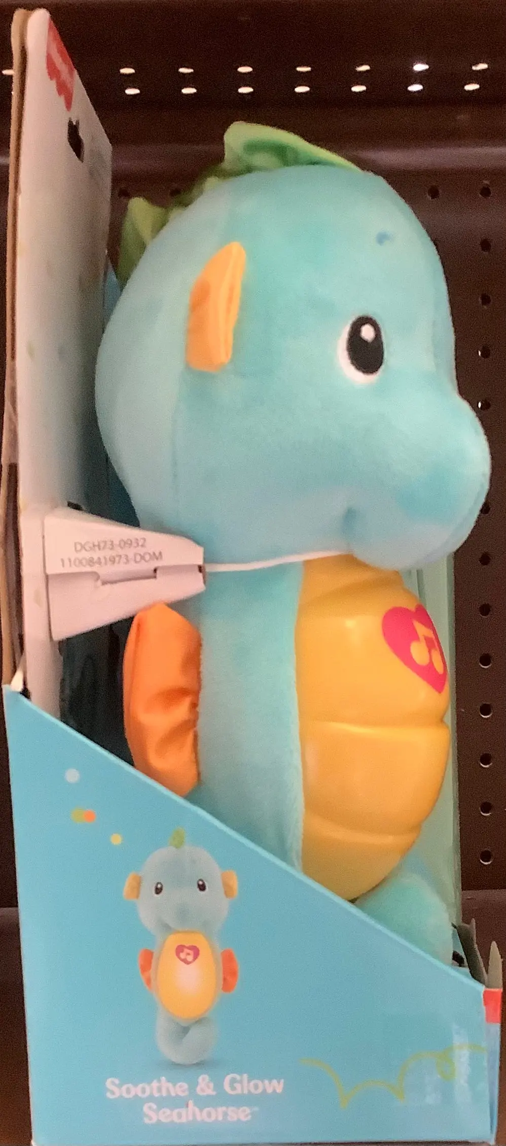 Fisher-Price Soothe N' Glow Crib Toy - Seahorse Blue 1