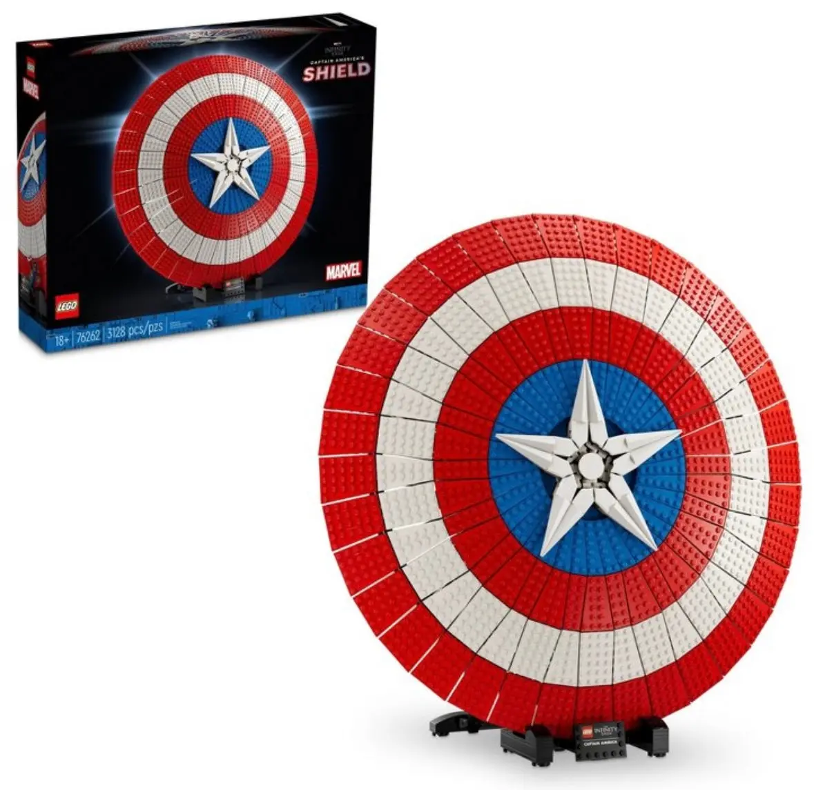 Lego Marvel Captain America's Shield
Building Model Kit 76262 1
