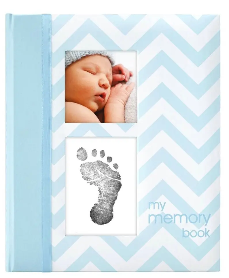 Pearhead Chevron Baby Memory Book 2