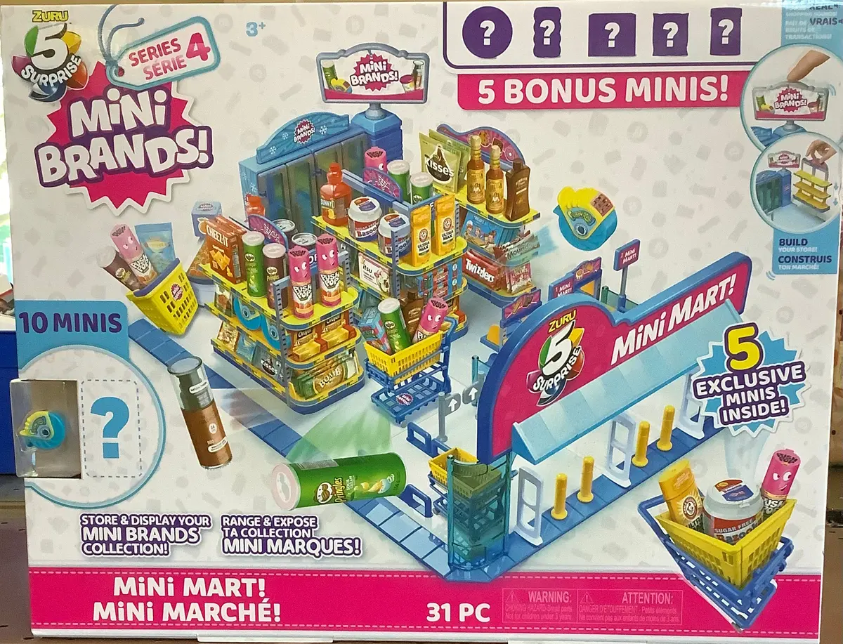 5 Surprise Mini Brands Series 4 Mini Mart Playset 1