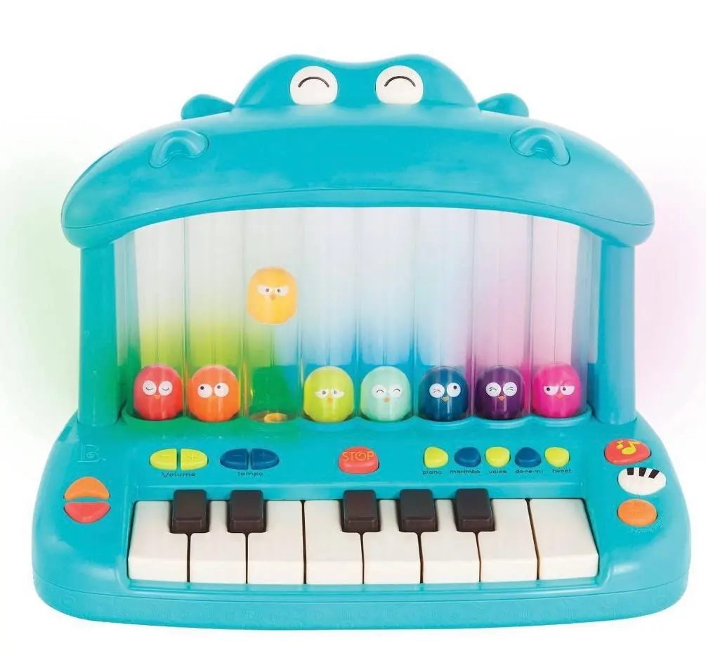 B. Toys Toy Piano For Kids Hippo Pop 1