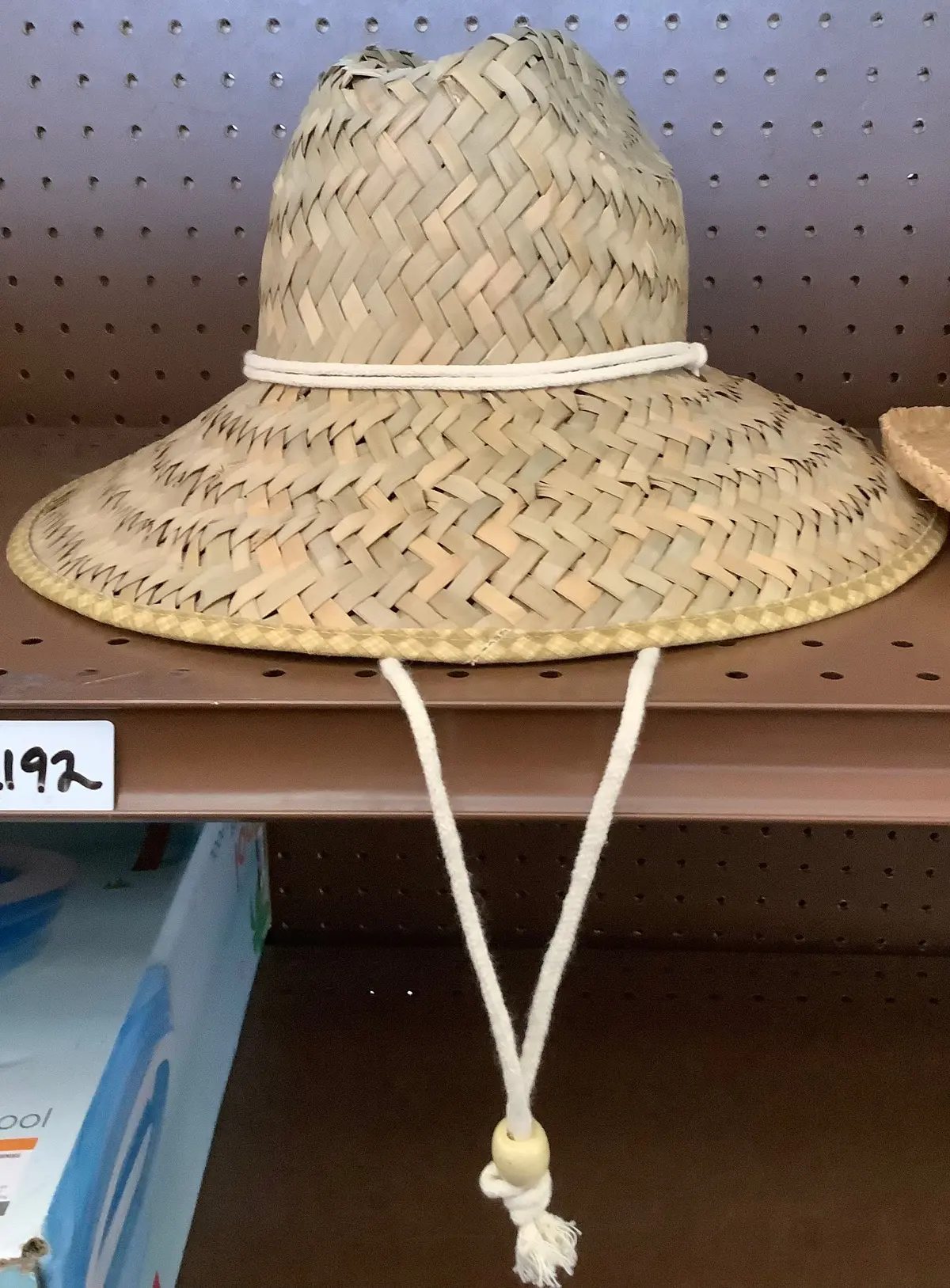 Straw Hat With Adjustable String 1