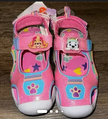 Paw Patrol Toddler Girls' Ankle Light Up Strap Shoes 1