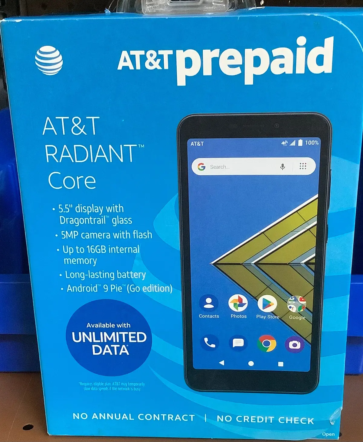 At&T Prepaid At&T Radiant Core 16Gb Prepaid Smartphone, Grey 1