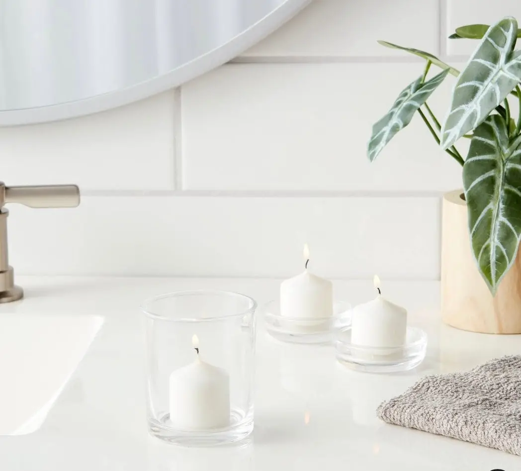 Tealight And Votive 2.9" Clear Glass Candle Holder 1