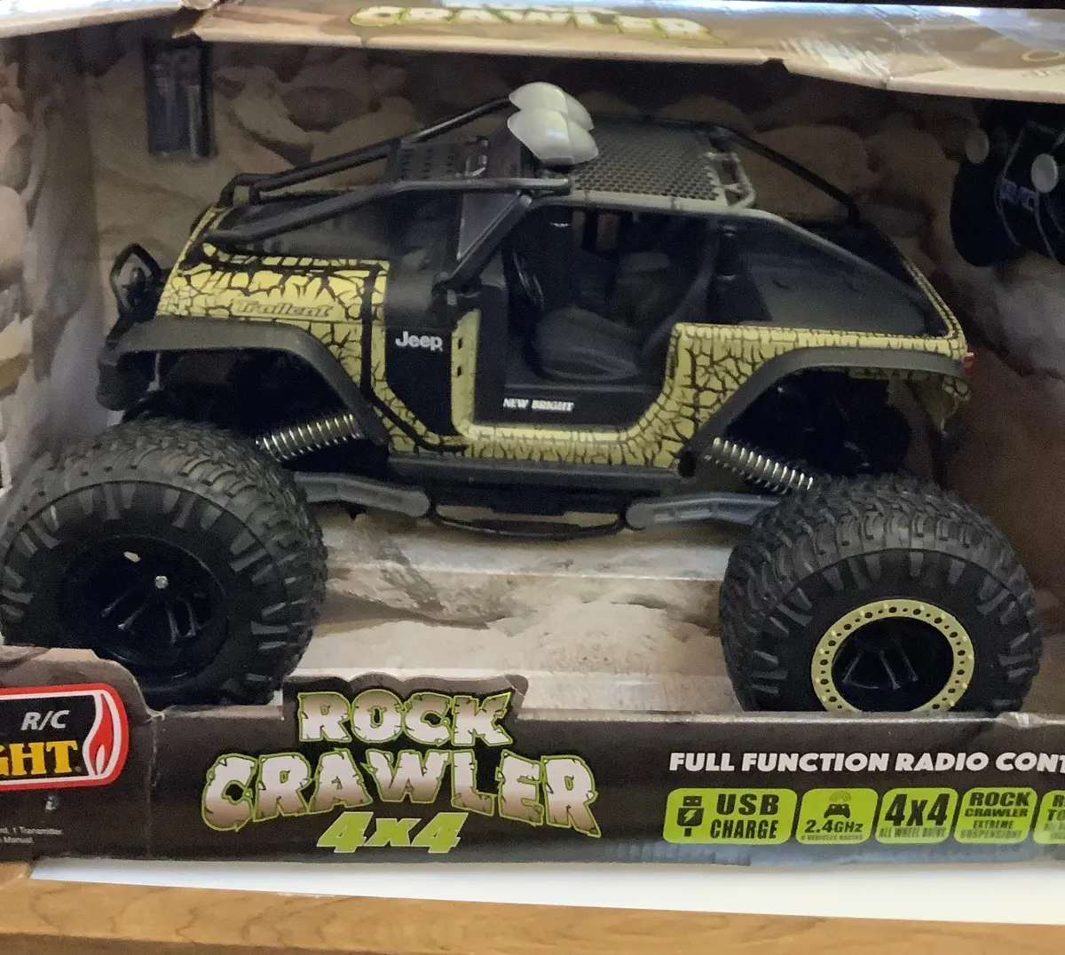 New Bright Rc Jeep Trailcat Rock Crawler - 1:14 Scale 1