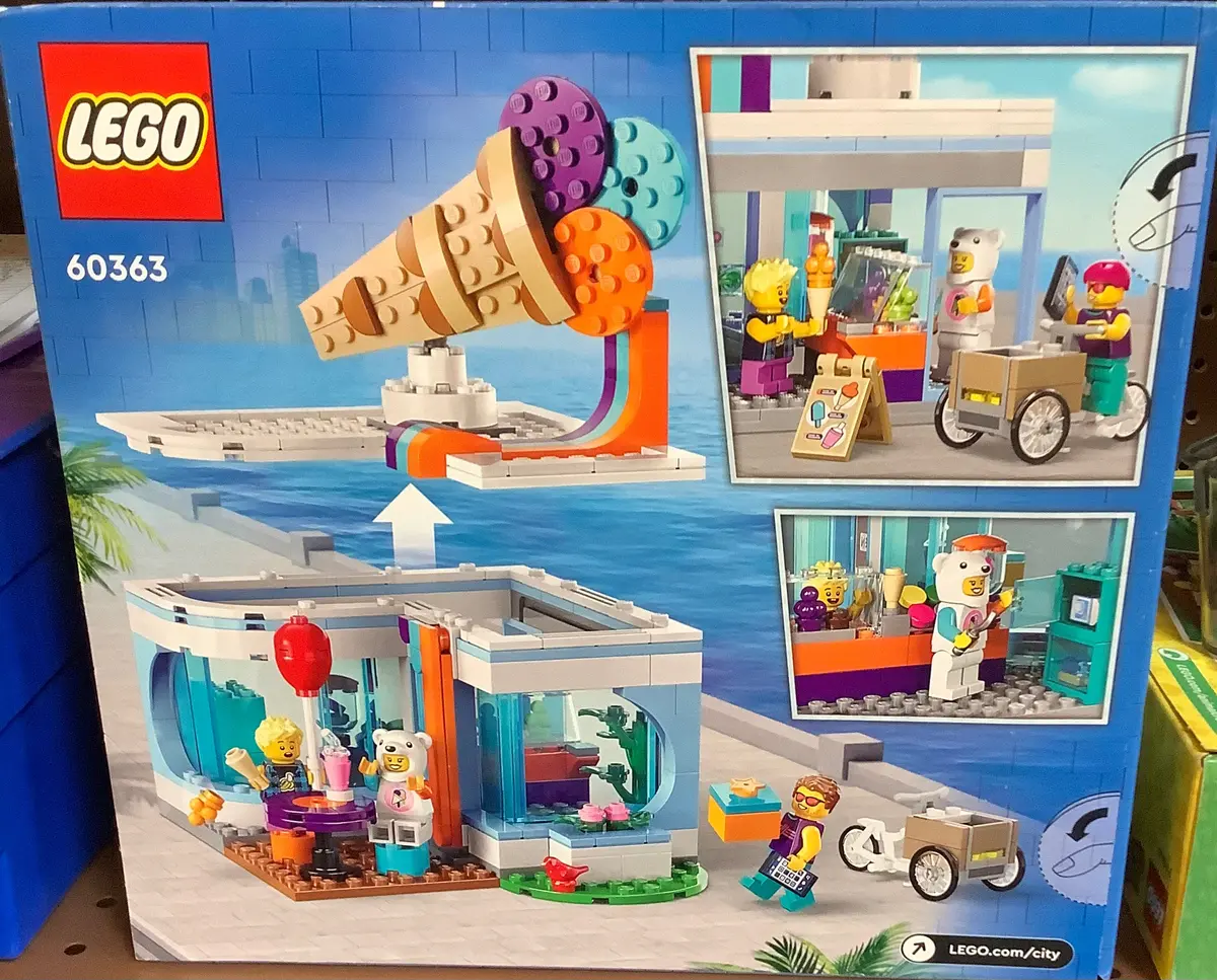 Lego City Ice-Cream Shop Pretend Building Toy Set 60363 1