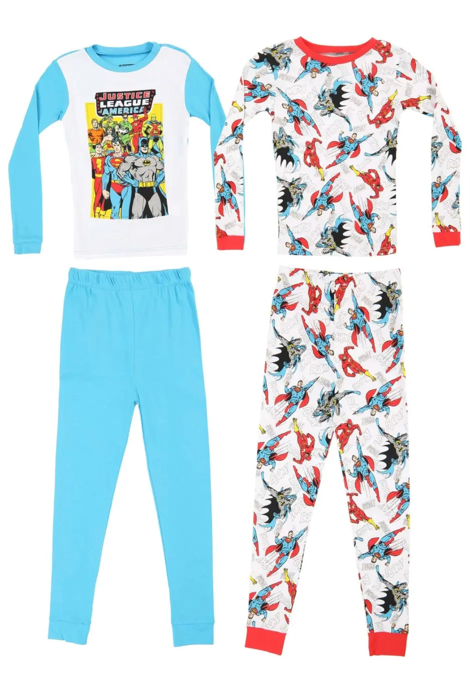 4 Pc Boys Justice League Sleep Set Size 6 1