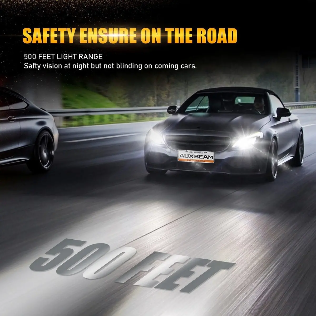 2018-2019 Volkswagen Golf F-16 Plus Series Automotive Grade 28000Lm Hi-Beam/Lo-Beam/Fog Light Combo Led Light Bulbs 5