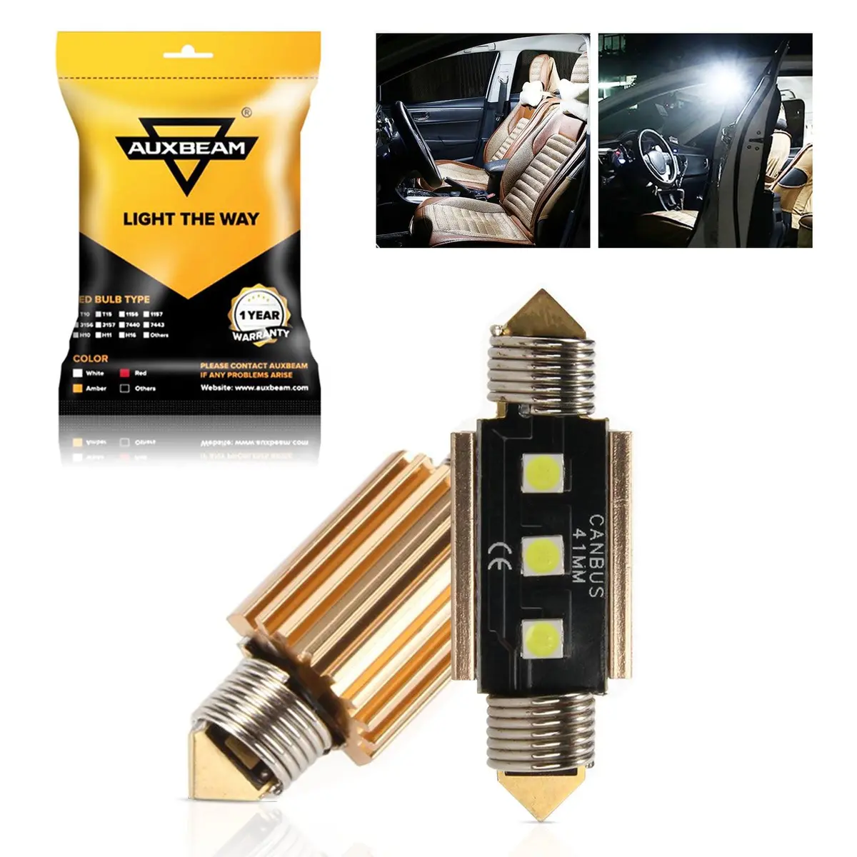 Led Festoon Canbus For Interior Dome Map License Plate Bulbs 1