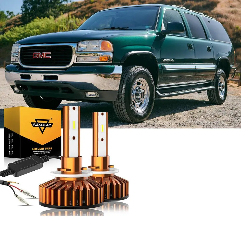 For 2000-2001 Gmc Yukon Xl 1500 9005 9006 Led Headlight Bulbs Bundle 13