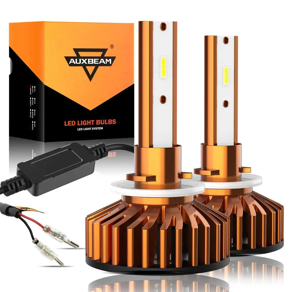 880/881 Led Headlight Bulbs 52W 10000Lm F2 Series Mini Size 6500K Cool White |  2 Bulbs 1