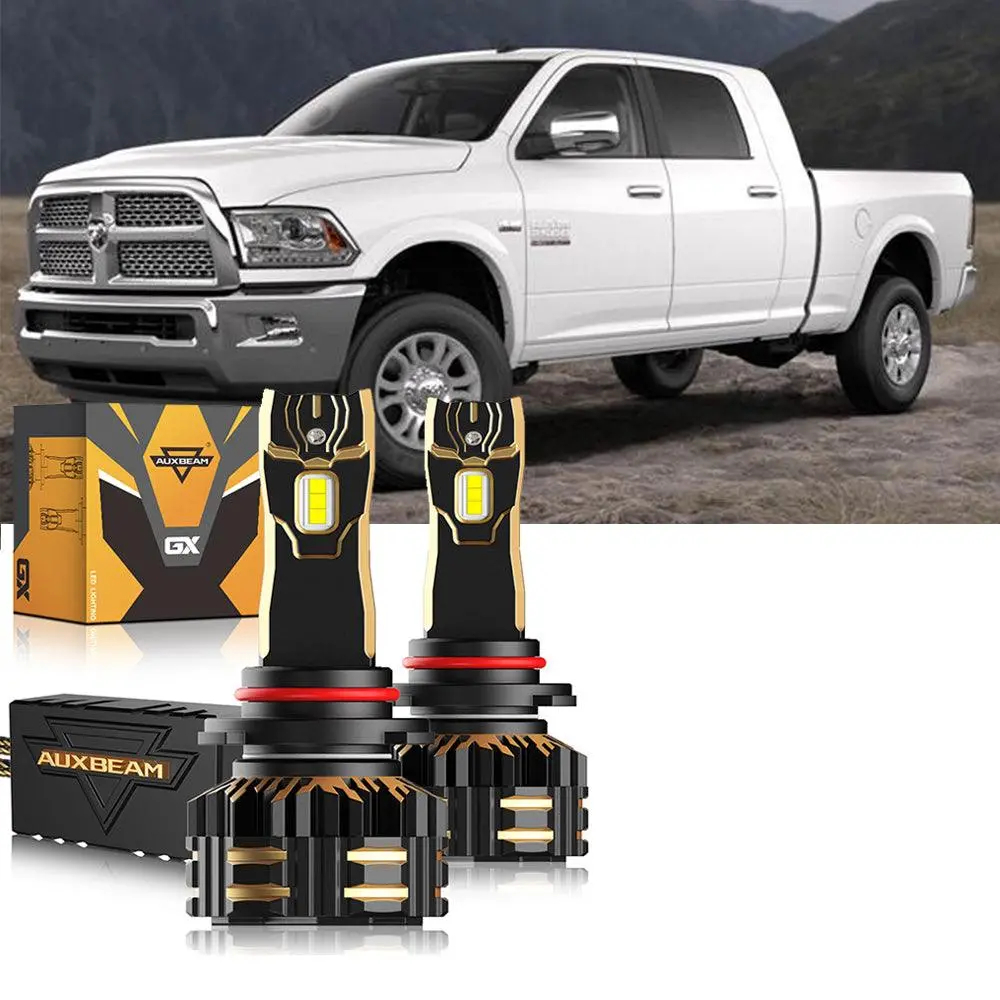 For 2018-2019 Ram 2500 (Without Projector-Type Headlights) 9005 H11 Led Headlights Bulbs Bundle 15