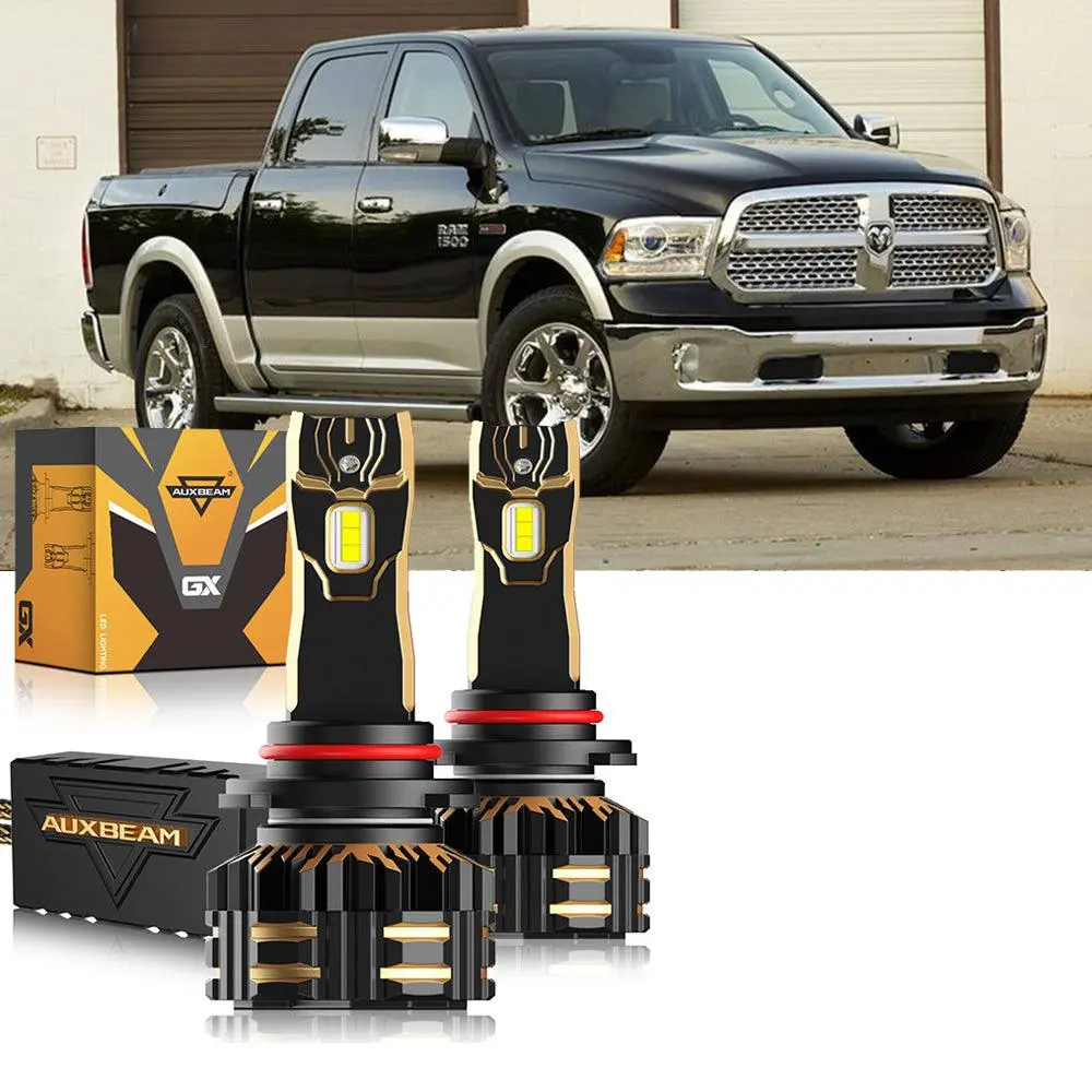 For 2014 Ram 1500 (Without Projector-Type Headlights) 9005 H11 Led Headlight Bulbs Bundle 15
