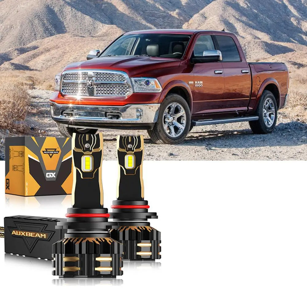 For 2013 Ram 1500 (Without Projector-Type Headlamps) 9005 H11 Led Headlight Bulbs Bundle 15