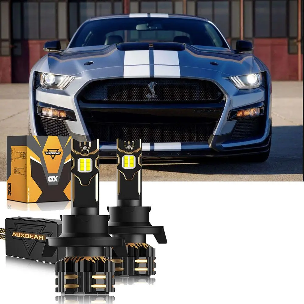 For 2008-2012 Ford Mustang H13 Led Headlight Bulbs 1