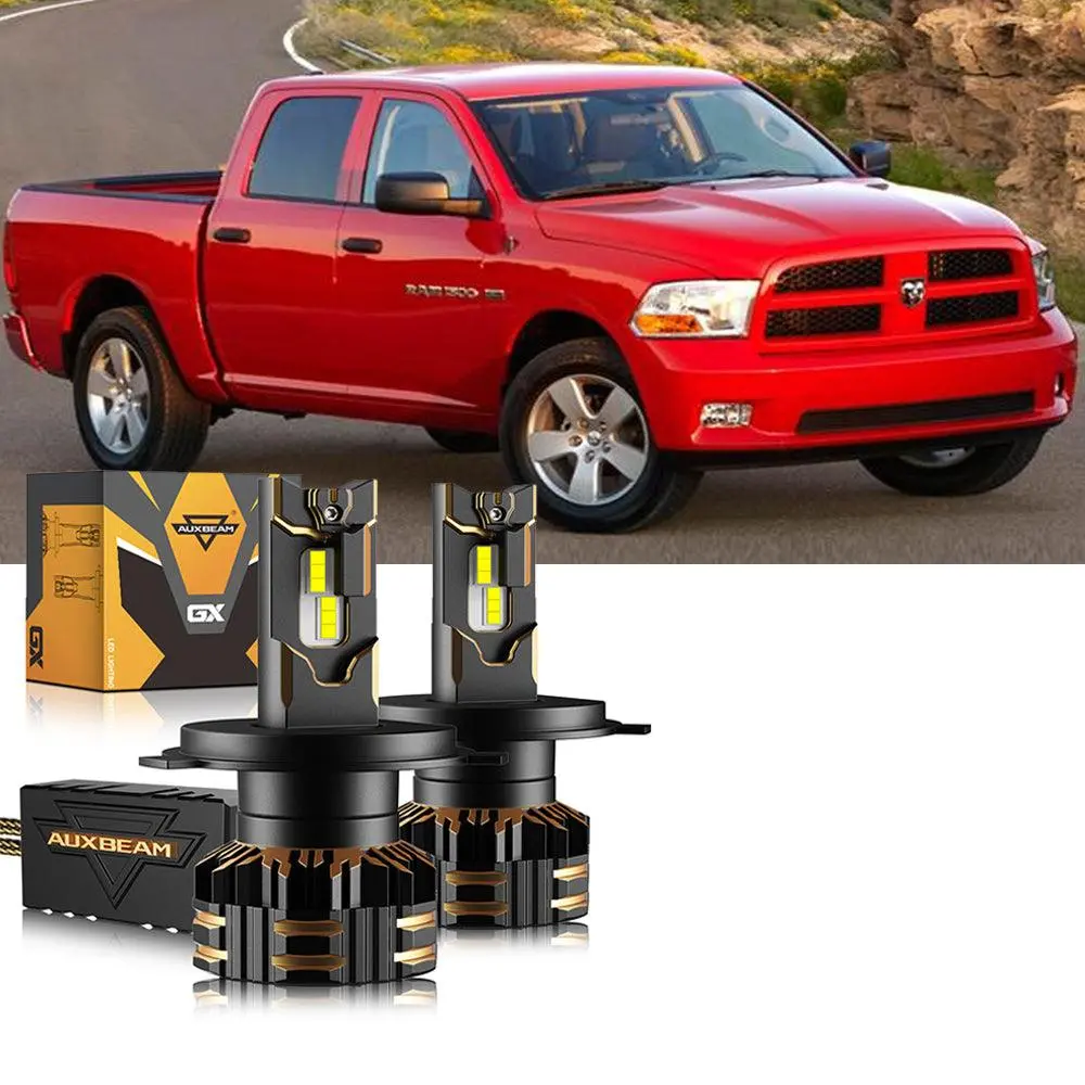 For 2011-2012 Ram 1500 (With 2 Headlamps) H13 Led Headlight Bulbs Bundle 12