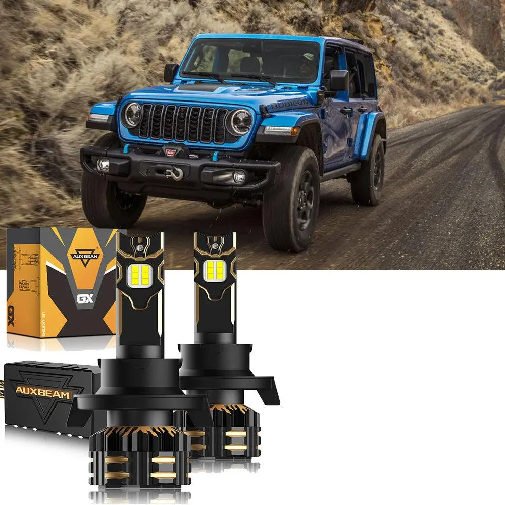 For 2010-2020 Jeep Wrangler H13 Led Headlight Bulbs 1