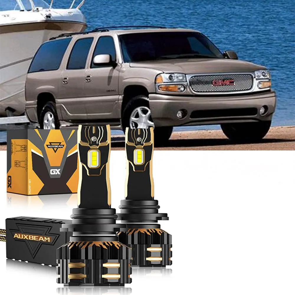 For 2002-2006 Gmc Yukon 9005 9006 Led Headlight Bulbs Bundle 13