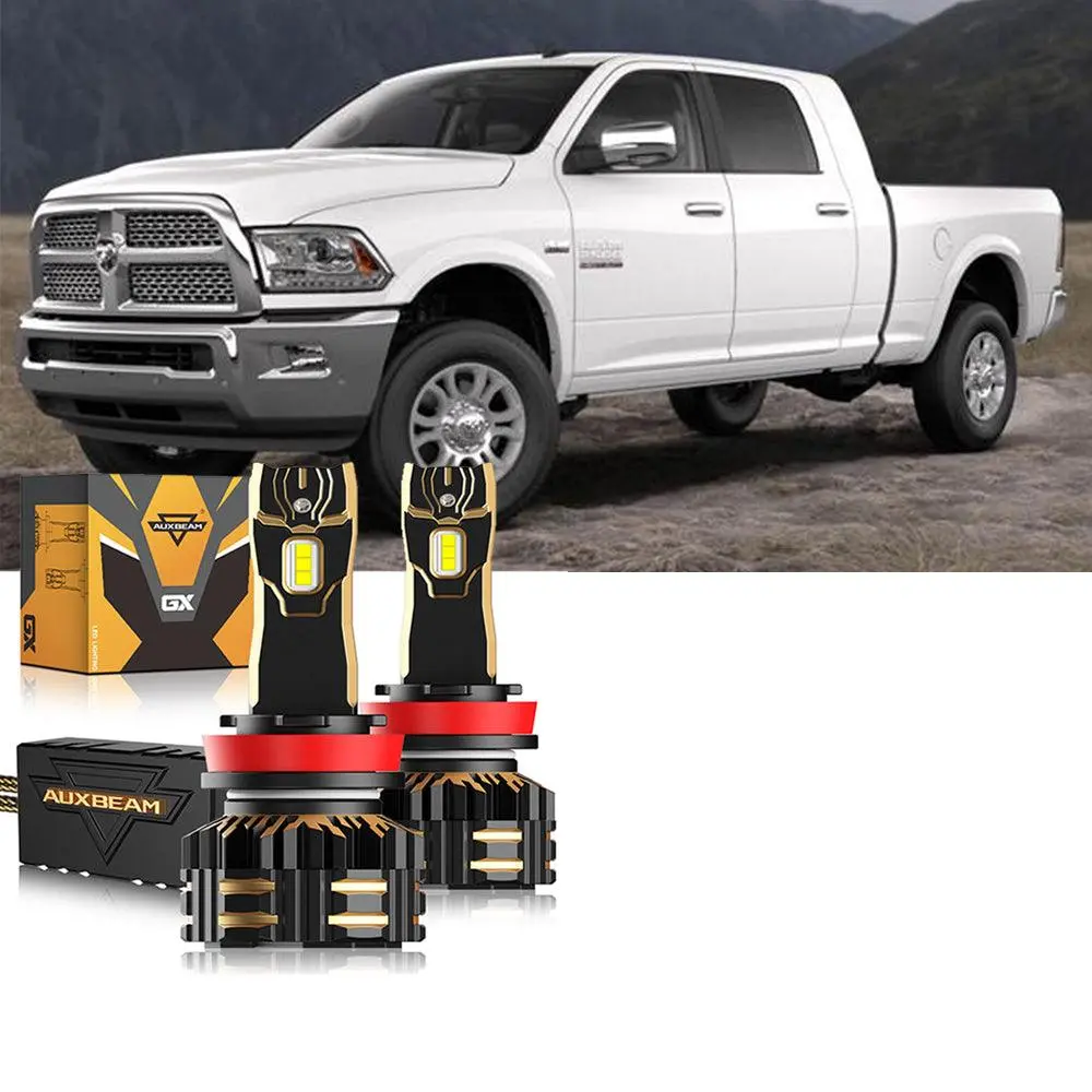For 2018-2019 Ram 2500 (Without Projector-Type Headlights) 9005 H11 Led Headlights Bulbs Bundle 16