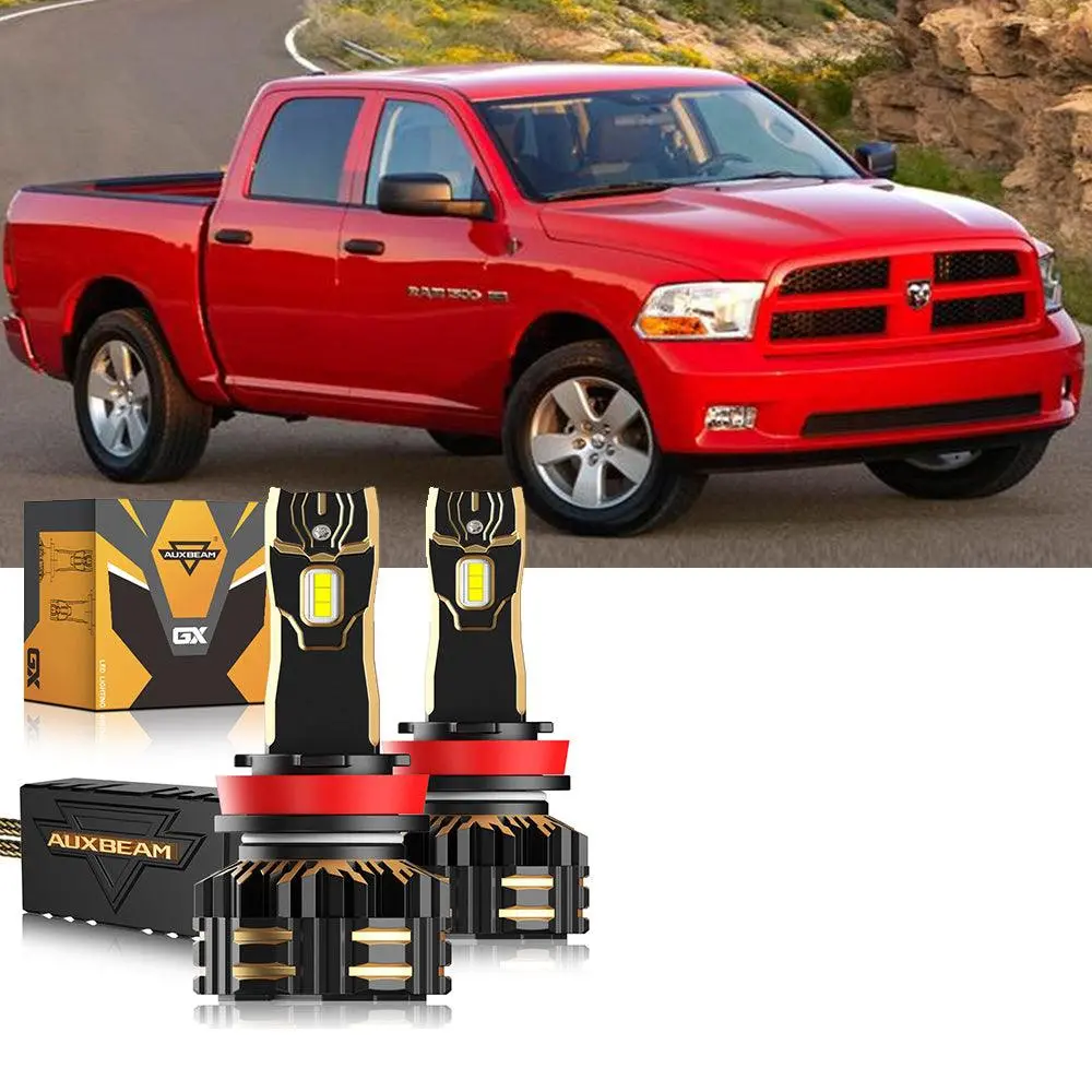 For 2011-2012 Ram 1500 (With 4 Headlamps) 9005 H13 Led Headlight Bulbs Bundle 13