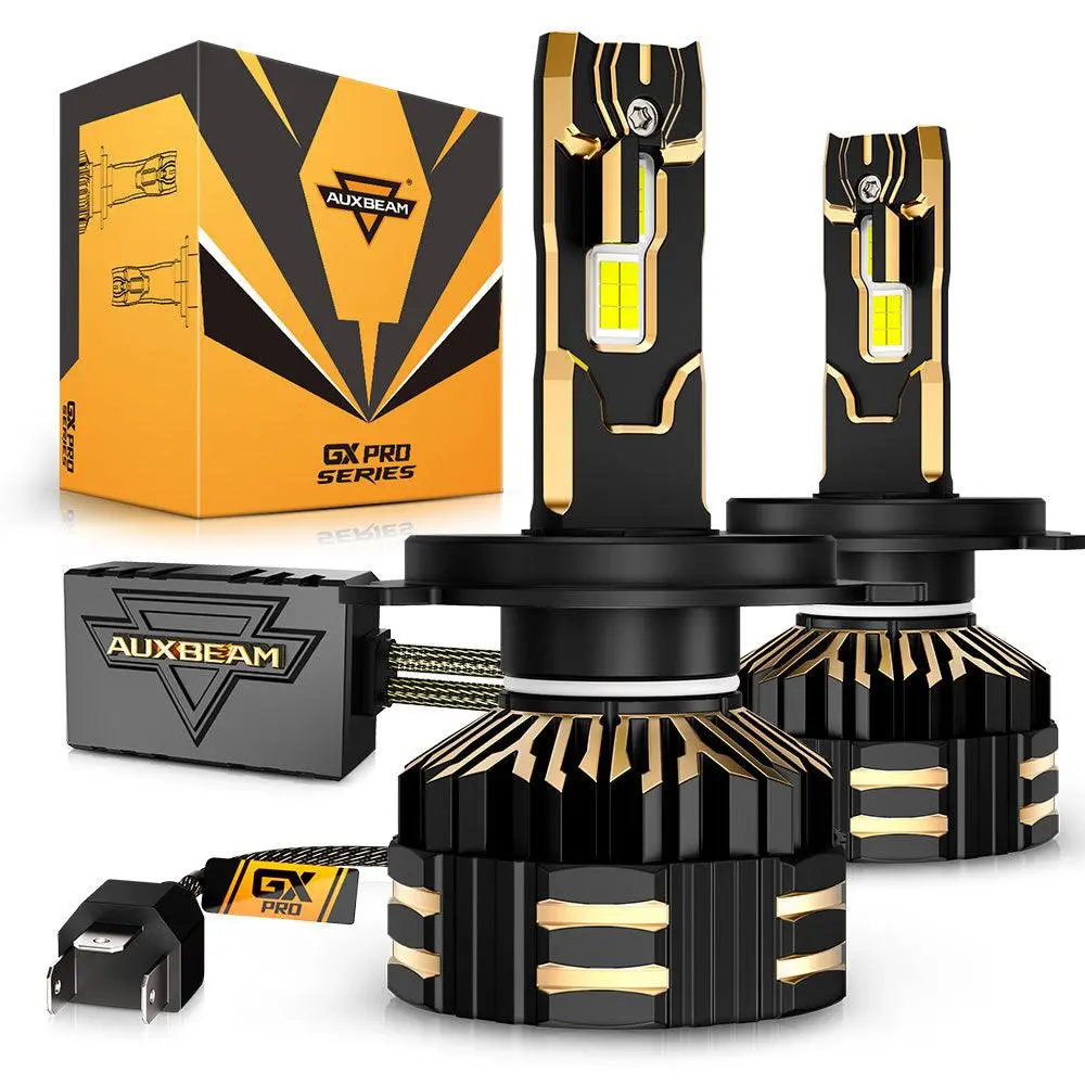 🆕H4 Led Headlight Bulbs 190W 35000Lm Gx-Pro Series 6500K Cool White | 2 Bulbs 1