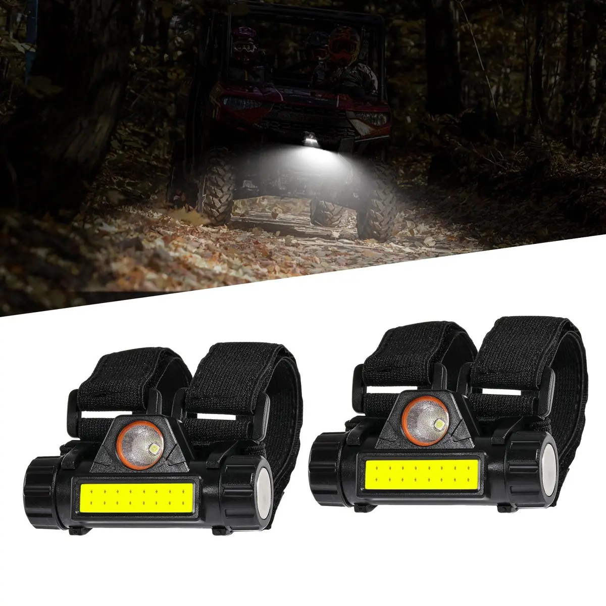 (2Pcs/Set) Dome Light Utv Interior Light Universal Roll Bar Cage Mount For Utv, Atv, Golf Cart, Bike, Boat 1