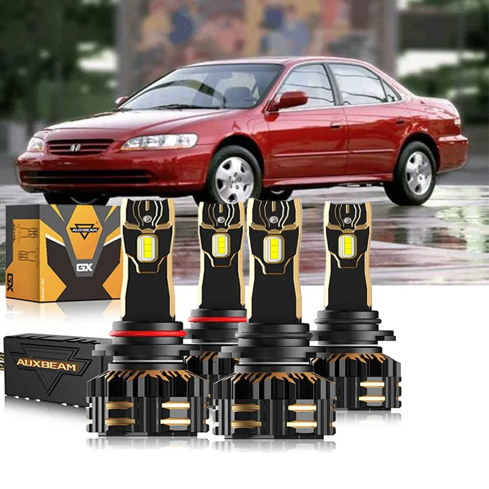 For 2000-2002 Honda Accord 9005 9006 Led Headlight Bulbs Bundle 1