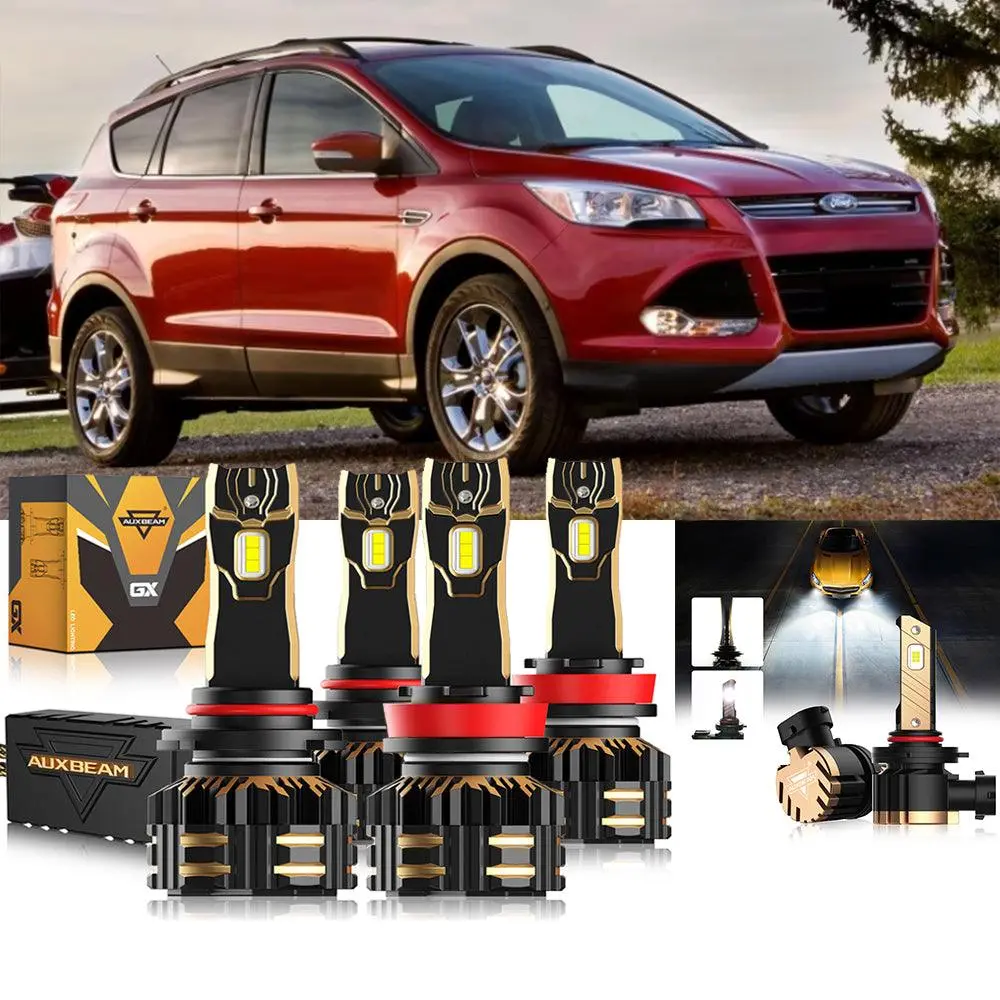 For 2013-2016 Ford Escape 9005 H11 Led Headlight Bulbs Bundle 1