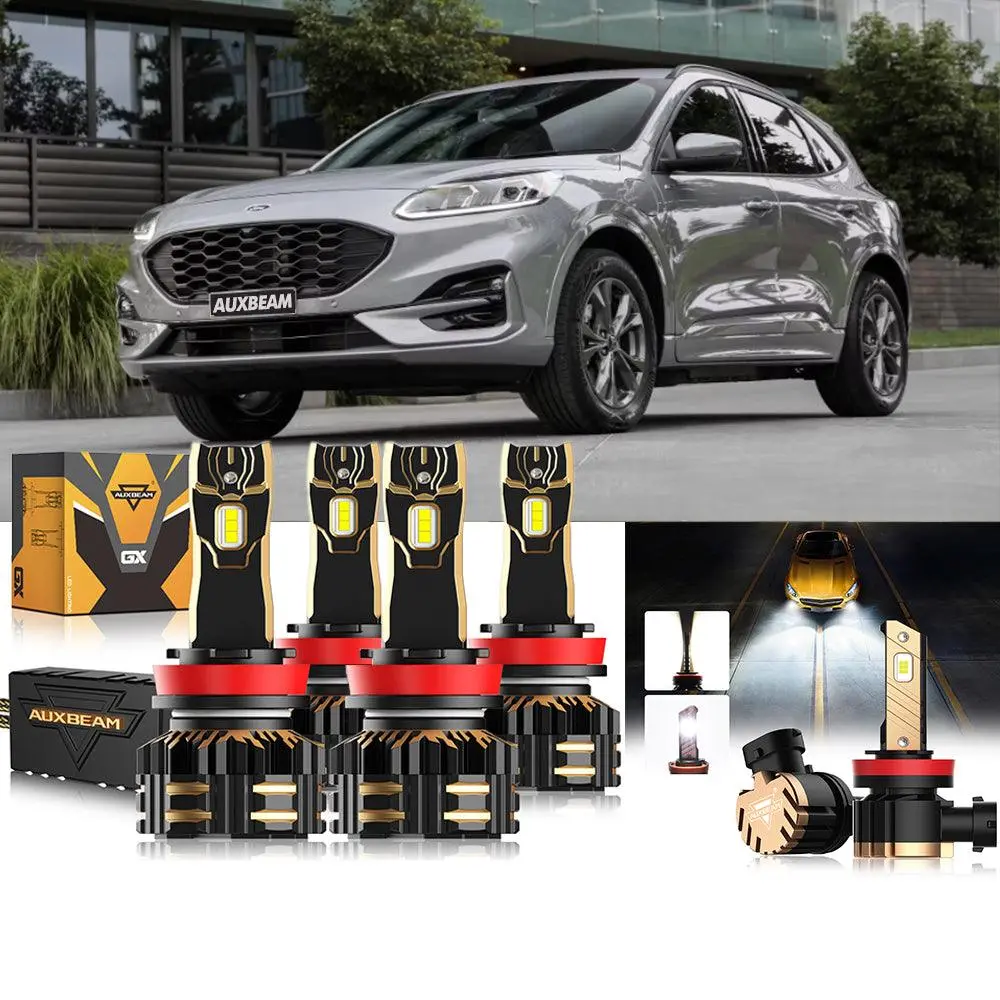For 2018-2019 Ford Escape H11 Led Headlight Bulbs Bundle 1