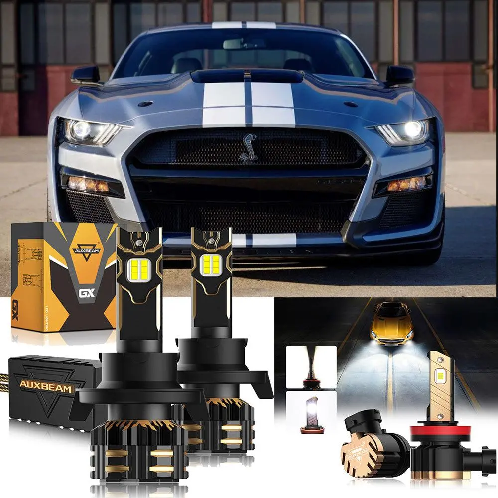 For 2005-2006 Ford Mustang Base H13 Led Headlight Bulbs 1