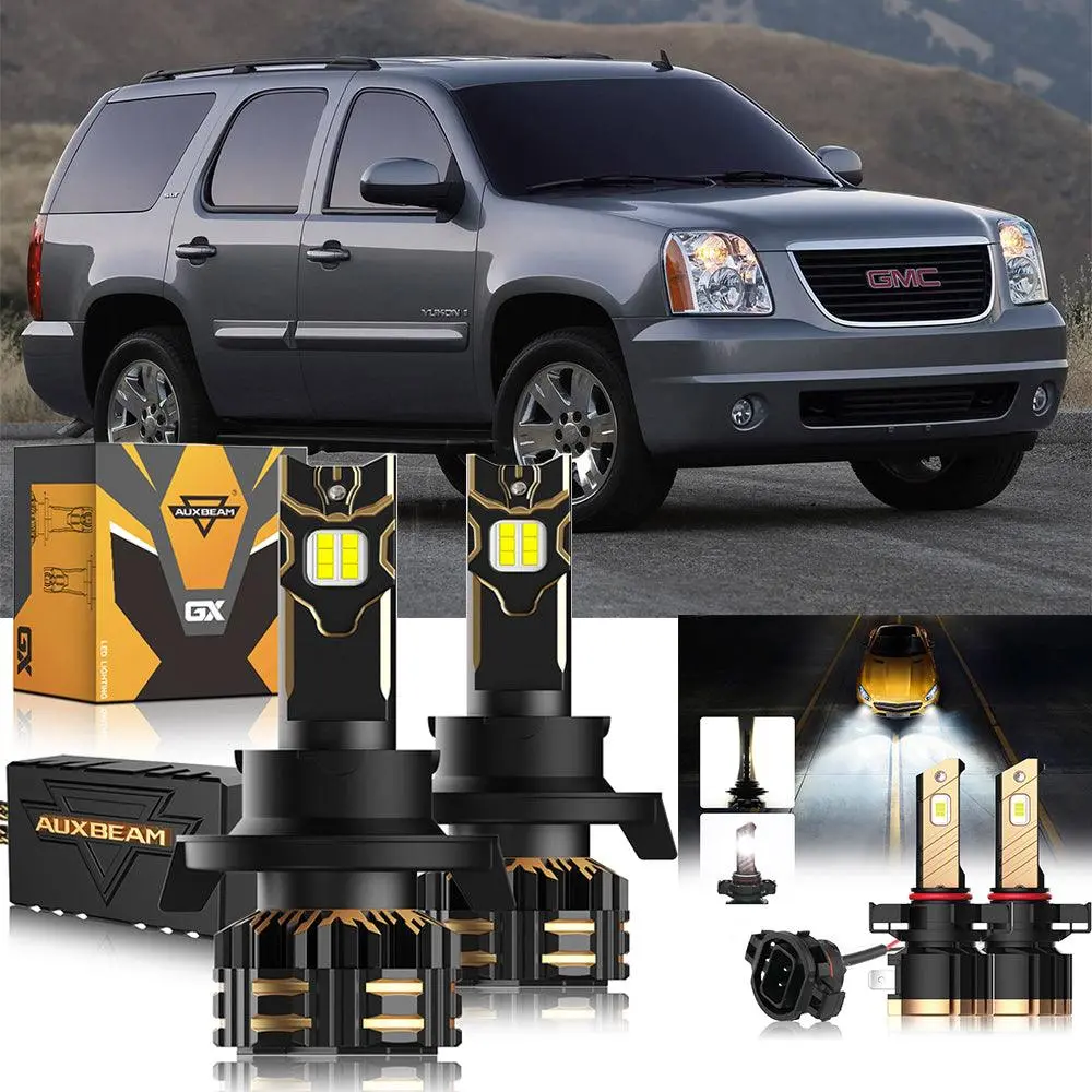 For 2007-2014 Gmc Yukon H13 Led Headlight Bulbs 2
