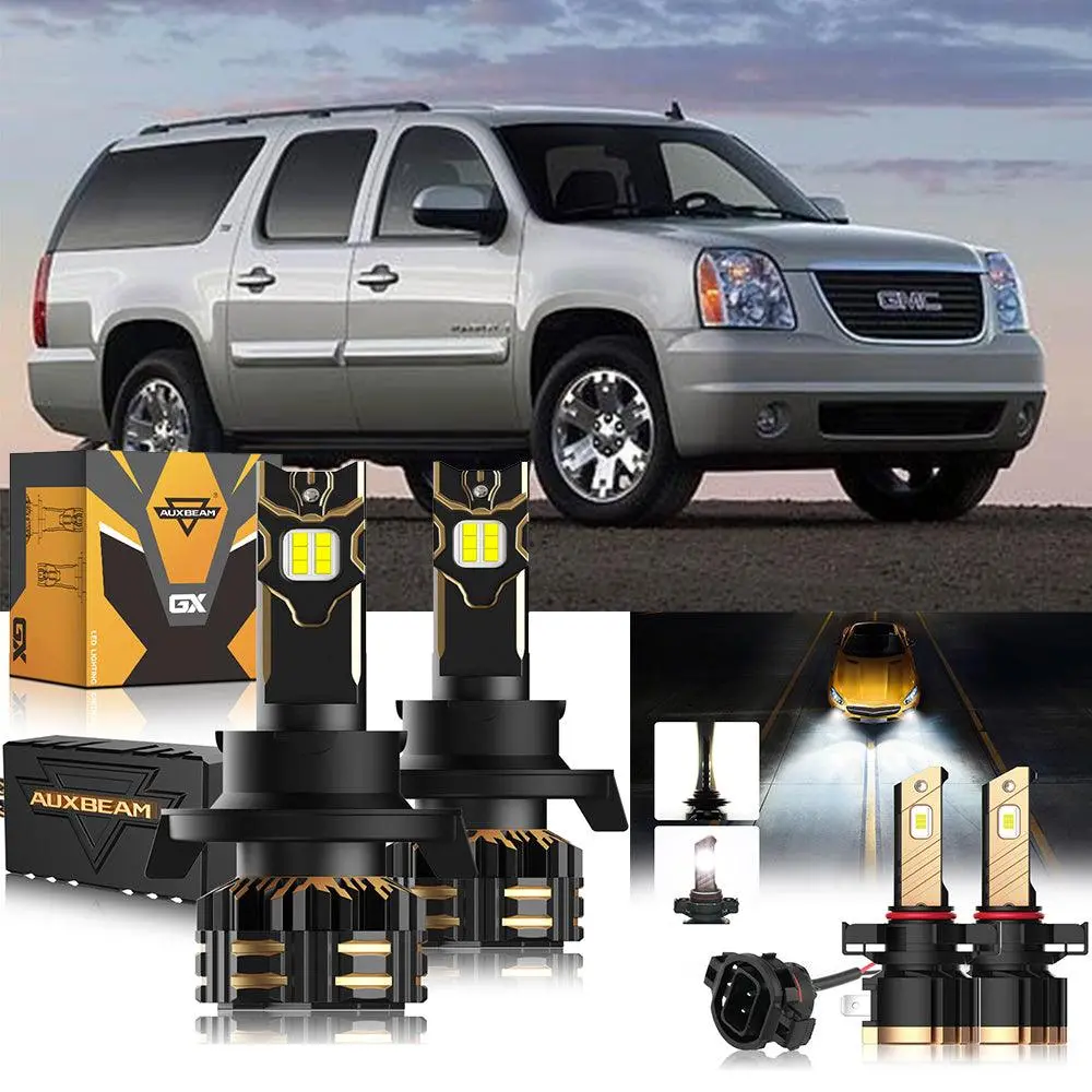 For 2007-2013 Gmc Yukon Xl 2500 H13 Led Headlight Bulbs 2