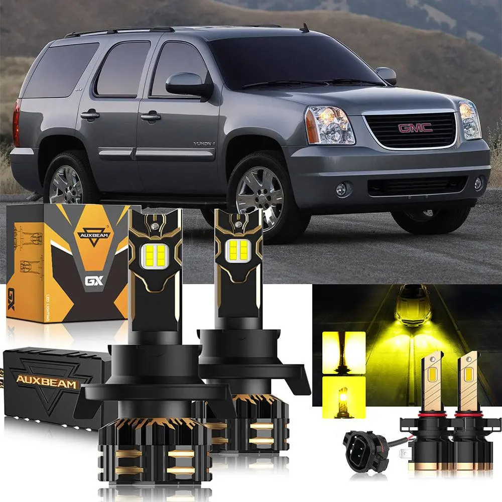 For 2007-2014 Gmc Yukon H13 Led Headlight Bulbs 11