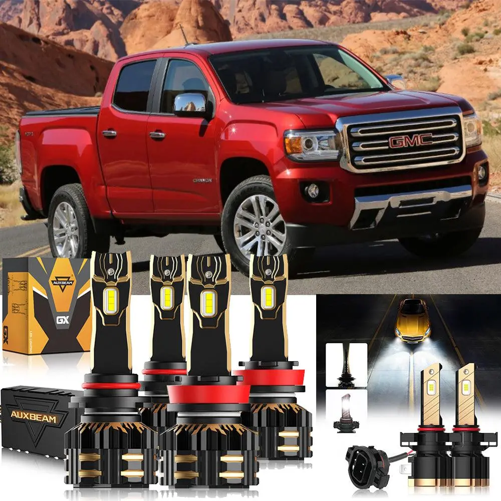 For 2015-2019 Gmc Canyon 9005 H11 Led Headlight Bulbs Bundle 1