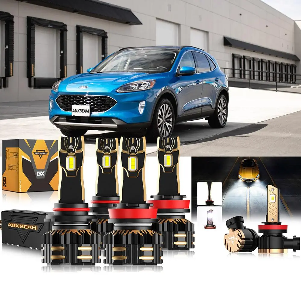 For 2020 Ford Escape 9005 H11 Led Headlight Bulbs Bundle 1