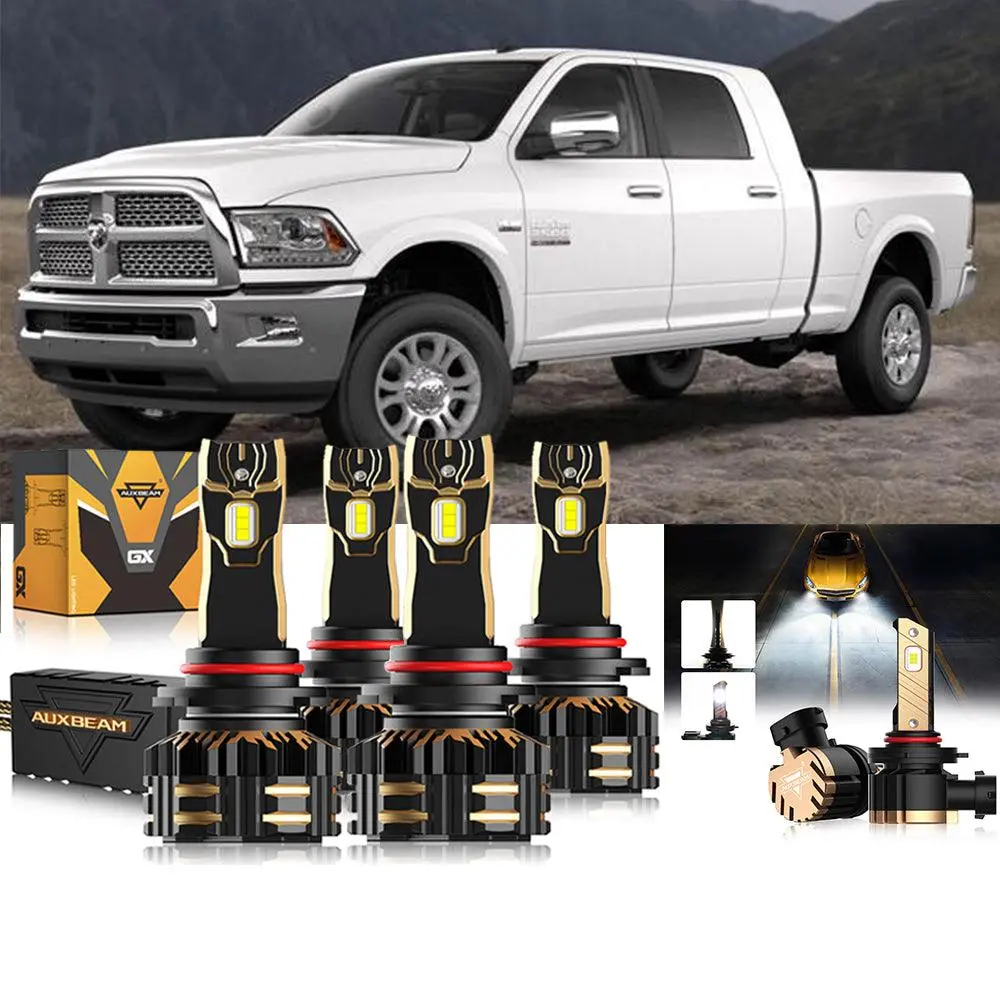 For 2018-2019 Ram 2500 (With Projector-Type Headlights) 9005 9005 Led Headlights Bulbs Bundle 1