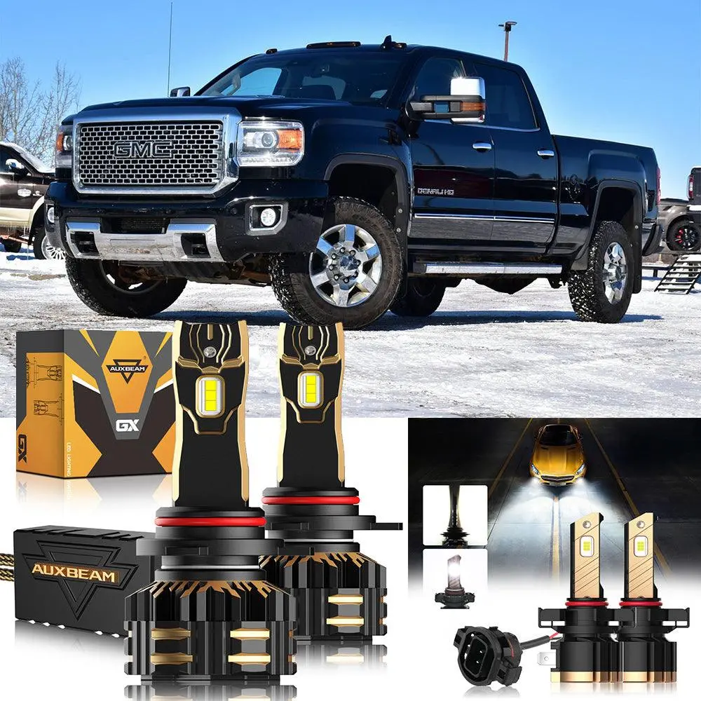 For 2015 Gmc Sierra 3500 Hd 9012 Led Headlight Bulbs 1