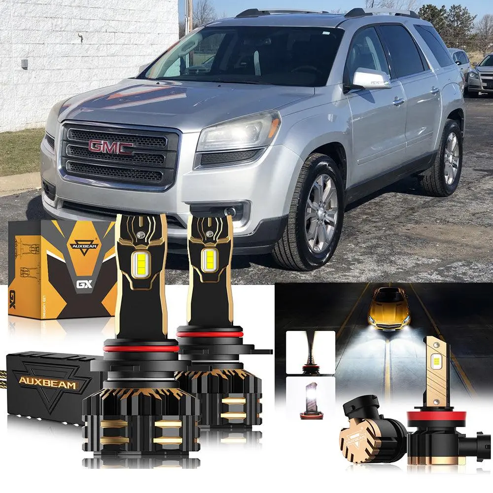 For 2013-2019 Gmc Acadia Halogen 9012 Led Headlight Bulbs 1