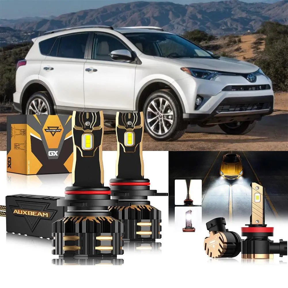 For 2016-2018 Toyota Rav4 9012 Led Headlight Bulbs Bundle 1