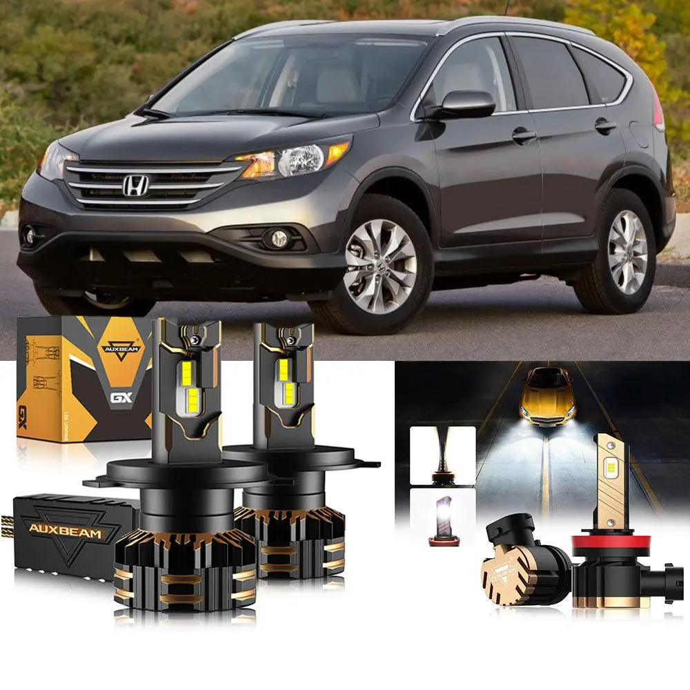 For 2007-2014 Honda Cr-V H4 Led Headlight Bulbs 1