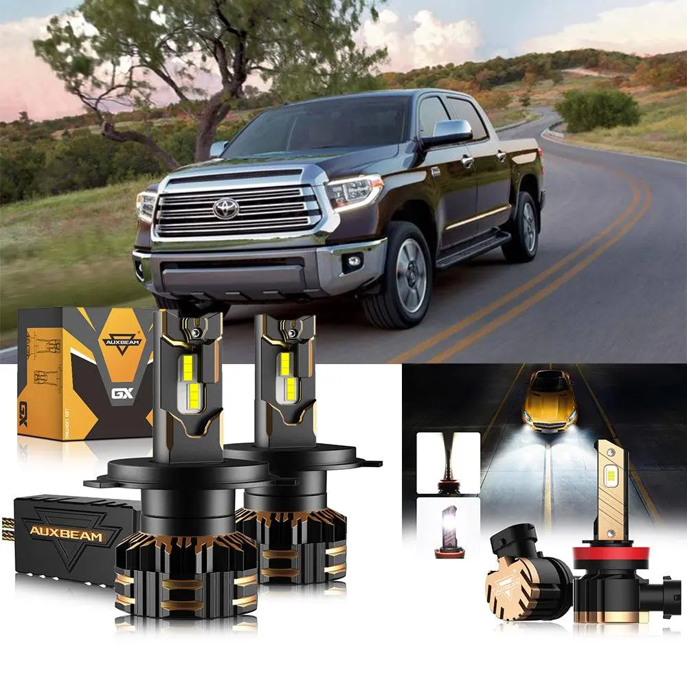 For 2014-2020 Toyota Tundra H4 Led Headlight Bulbs 1