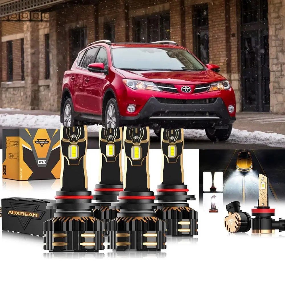 For 2013-2015 Toyota Rav4 9005 Led Headlight Bulbs Bundle 1