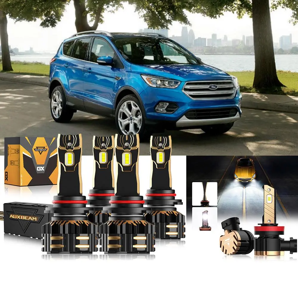 For 2018-2019 Ford Escape 9005 Led Headlight Bulbs Bundle 1