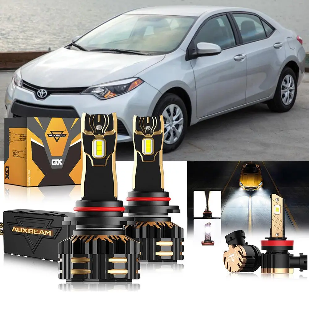 For 2014-2016 Toyota Corolla 9005 Led Headlight Bulbs 1