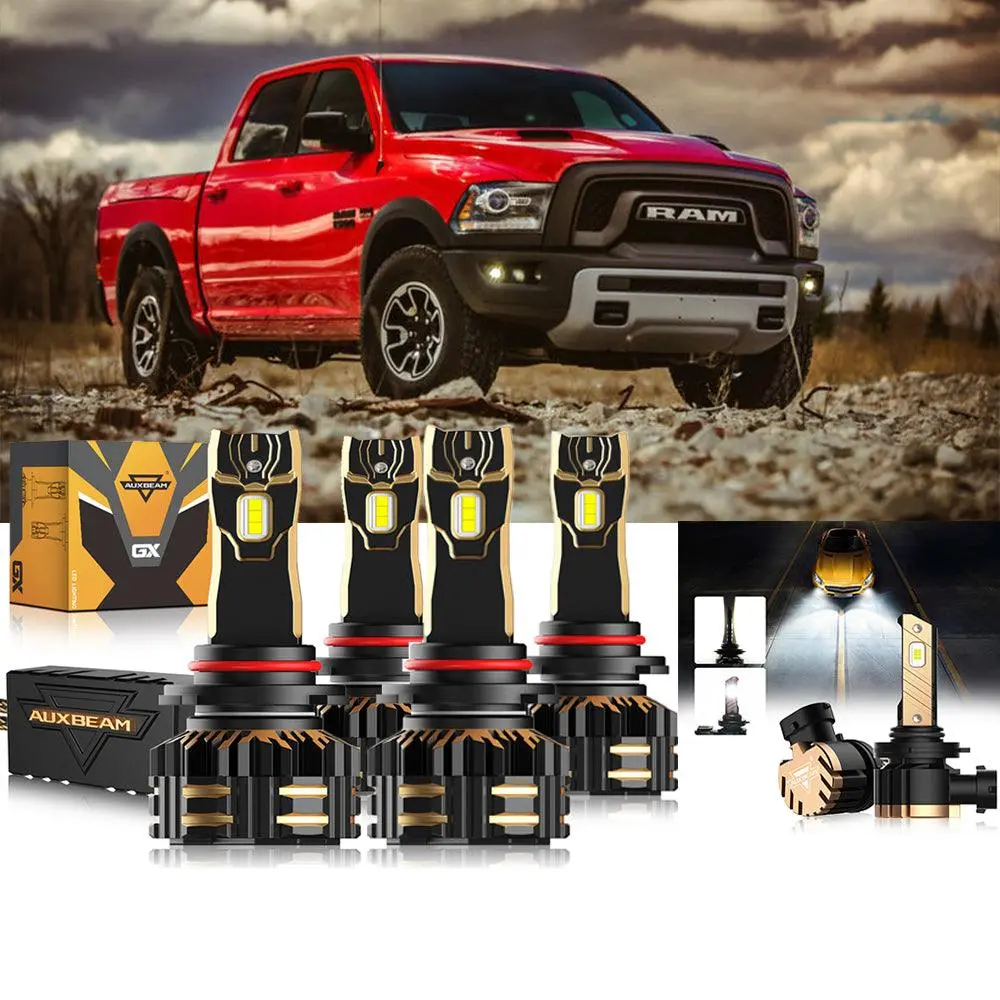 For 2016-2017 Ram 1500 ( With Projector-Type Headlights) 9005 9005 Led Headlight Bulbs Bundle 1