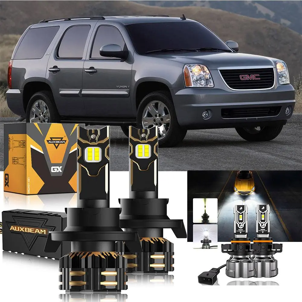 For 2007-2014 Gmc Yukon H13 Led Headlight Bulbs 1