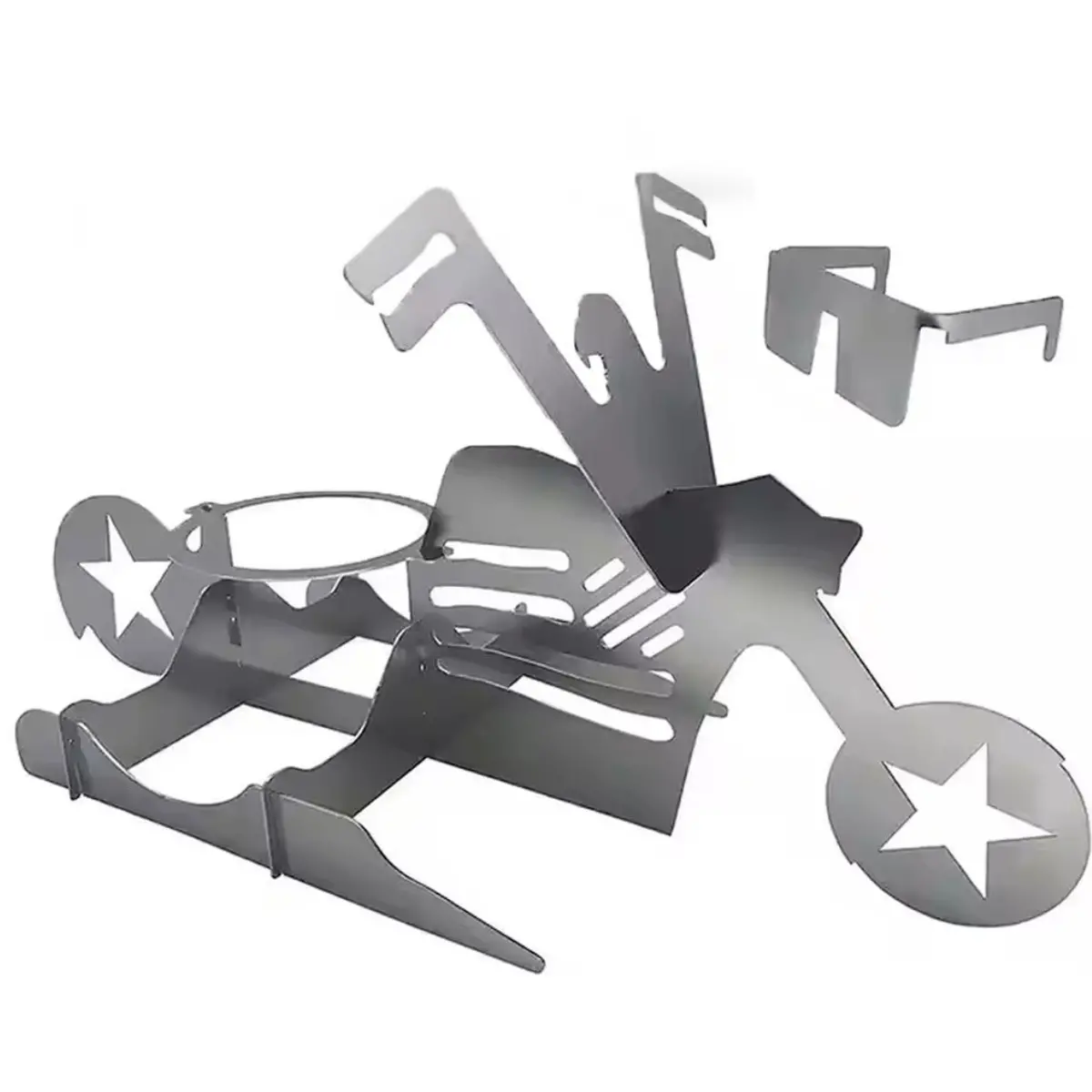 Grillx Bbq Bierblikkip Houder - Beer Can Chicken - Bike 1
