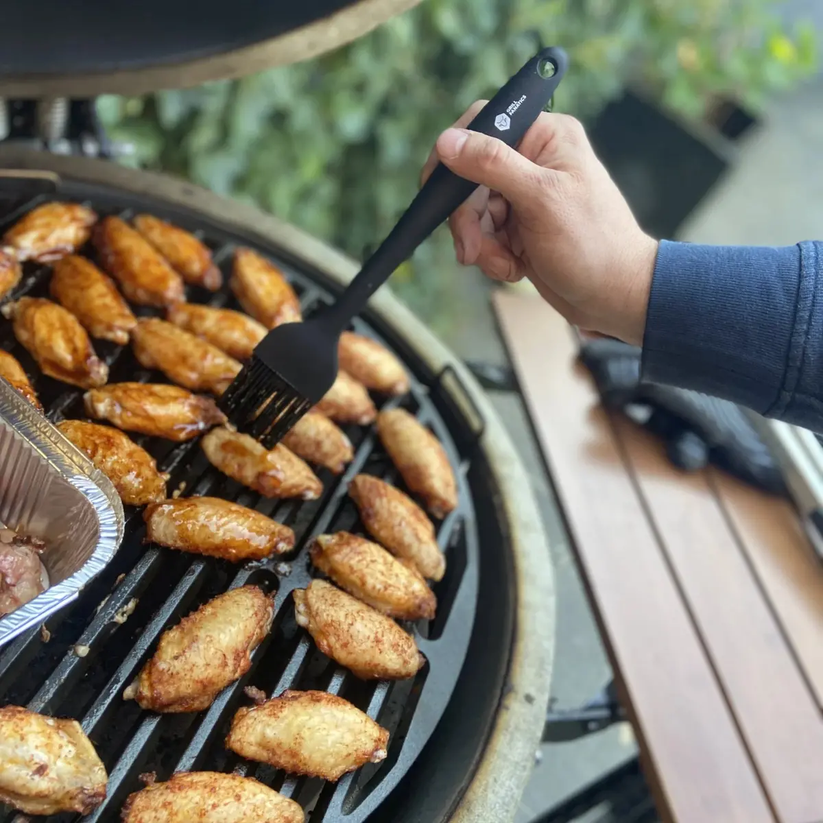 Cookinglife Grill Bbq Kwasten / Bakkwasten - Siliconen - 2 Stuks - 21 & 25 Cm 2